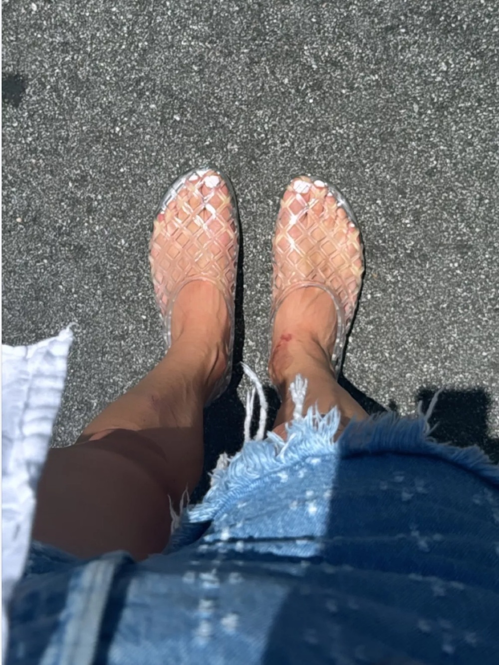 Jeffrey Campbell Jellz Clear Slip Ons New! - Picture 4 of 15